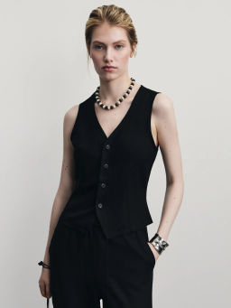 Льняной жилет / Zarina