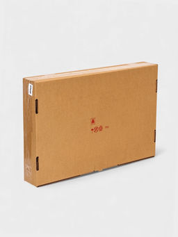 Плетёная корзина для белья с крышкой "Лён" 75л 43×32×60см, цвет белый