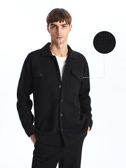 Regular Fit Uzun Kollu Erkek G?mlek Ceket