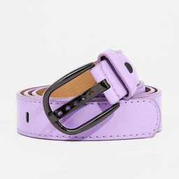 Ремень женский, ширина 2.8 см, винт, пряжка металл, цвет сиреневый