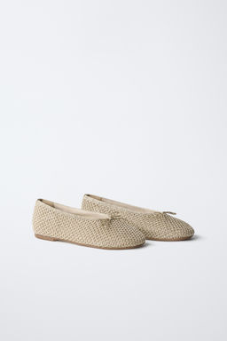 BAILARINA CROCHET METALIZADA / Oro - Zara фото 2