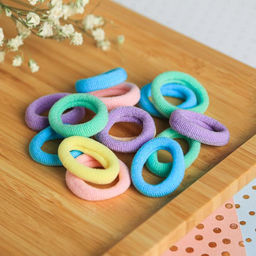 Резинки для волос, набор «Махрушка», русалка, 70 шт.