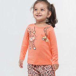 CRB wear/CWNG 62943-28-299 Джемпер для девочки, персиковый/Ex.Cherubino