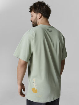 Футболка мужская зеленая прямого кроя - Mark formelle фото 3