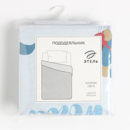 Пододеяльник Этель Авиатор 143х215 см, 100% хлопок, бязь  фото 4