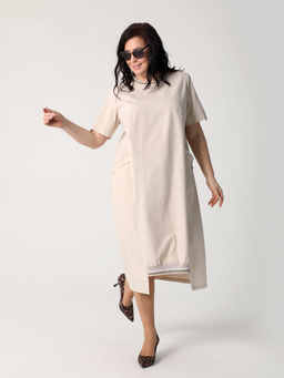 25205 Платье песочный