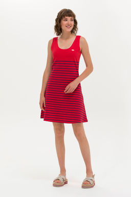 Женское красное трикотажное платье Неожиданная скидка в корзине