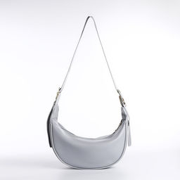 Сумка женская из искусственной кожи NAZAMOK, 28х15 см, серый цвет  фото 7