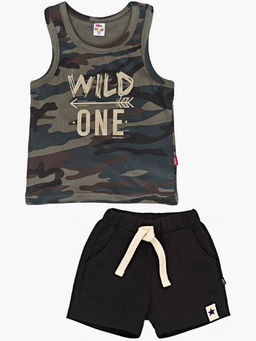 Комплект с шортами UD 3327 камуфляж - Mini maxi фото 4