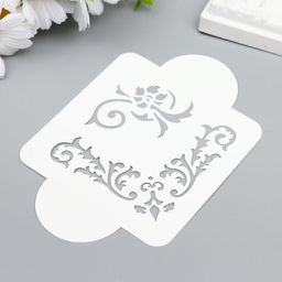 Трафарет пластиковый «Узорчик» 10×10 см