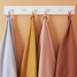 Полотенце муслиновое LoveLife, 50*90 см, горчица, 100% хл, 3-сл, 180 гр/м2  фото 8