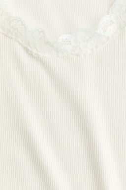 Top en mezcla de viscosa con detalle de encaje - H&m фото 7