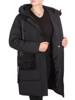 2197-2 BLACK Пальто зимнее женское OLAYEETE (200 гр. холлофайбера) - Fashion фото 8