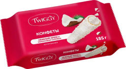 Twiggy, конфеты с кокосом, 185 г