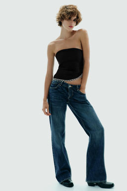 JEWEL STRAPLESS TOP - Zara фото 10