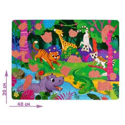 Цена за 2 шт. Пазл «Собери, найди, покажи. Джунгли», 88 элементов