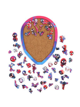 Фигурный деревянный пазл «Красный герой»