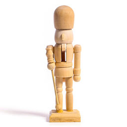 Роспись по дереву на новый год Щелкунчик, набор для творчества