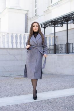 Пальто женское демисезонное 21820 (кремовый) - Kankan фото 9