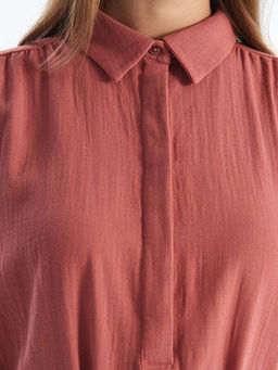 G?mlek Yaka M?slin Elbise