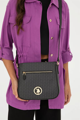 U. S. Polo Assn / Женская черная сумка через плечо - U.s. polo assn фото 2