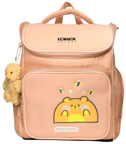 Рюкзак LOREX KIDS CLASSIC COOKIE BEAR 16 л бежев. 36x28x16 мягкий 1 отд. молния держатель ...