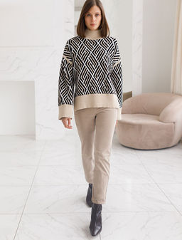 D24.283 Брюки женские светло-бежевый