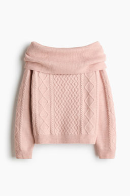 Jersey off-the-shoulder - H&m фото 2