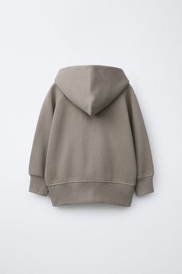 SUDADERA FELPA CAPUCHA / Beige - Zara фото 2