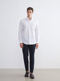 Slim Fit Uzun Kollu Erkek G?mlek