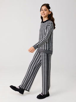 ACOOLA / Брюки детские для девочек Alda pt черно-белый  фото 5