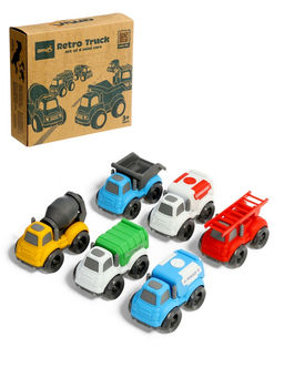 Грузовик «Спецтехника. Ретро», набор 6 шт., подвижные элементы