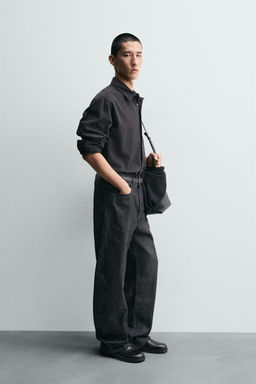 LOOSE FLARE FIT JEANS - Zara фото 3