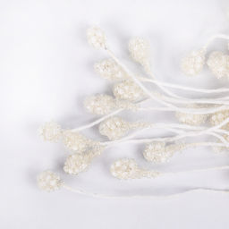 Blumentag Тычинки для искусственных цветов TIC/MBF-3 10 х 85 шт белый/white фото 6