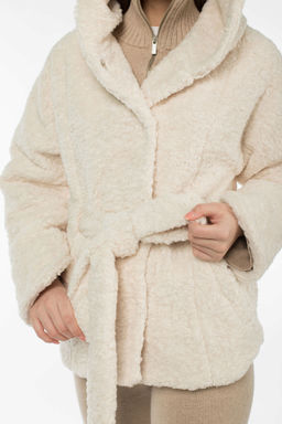 Пальто женское демисезонное (пояс) - El podio фото 8