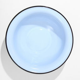 Таз эмалированный, 12 л, 46×13 см, голубой