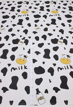 Поплин Буренка, ш.2.2м, хлопок-100%, 110гр/м.кв - Купава фото 2