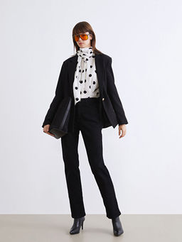 Straight Fit Kad?n Jean Pantolon