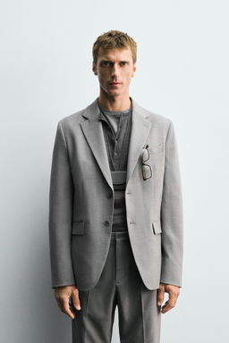TEXTURED SUIT BLAZER - Zara фото 2