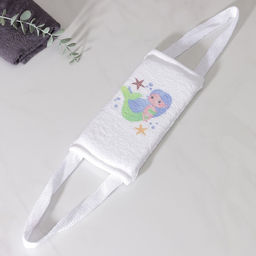 Цена за 2 шт. Мочалка-лента для тела хлопковая Доляна «Русалочка», 10,5×25 см