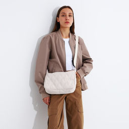 Сумка-мешок на молнии, цвет бежевый - Simaland фото 8