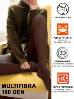 Колготки TEATRO MULTIFIBRA 180 шоколадный  фото 5