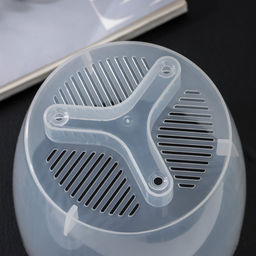 Цена за 2 шт. Горшок для цветов с поддоном «Альтернатива. Адель», 1.5 л, пластиковый, прозрачный