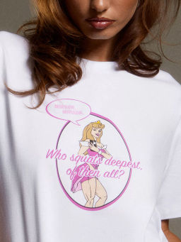 Свободная футболка с ярким принтом - NEVERLATE фото 3