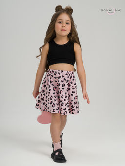 Костюм Мальвина КТ черный-нежный леопард - Sovalina фото 16