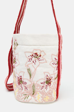 FANTASY FABRIC MINI BUCKET BAG