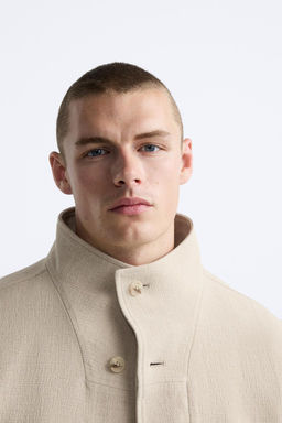LINEN - COTTON BLEND JACKET - Zara фото 5