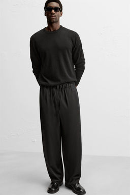 RELAXED FIT SATIN TROUSERS - Zara фото 5