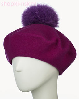Берет фетр флис Помпон 115 Берет женский флис (58-59) - Tonak фото 41
