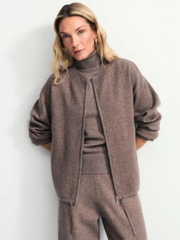 Оверсайз джемпер на молнии / Zarina фото 3